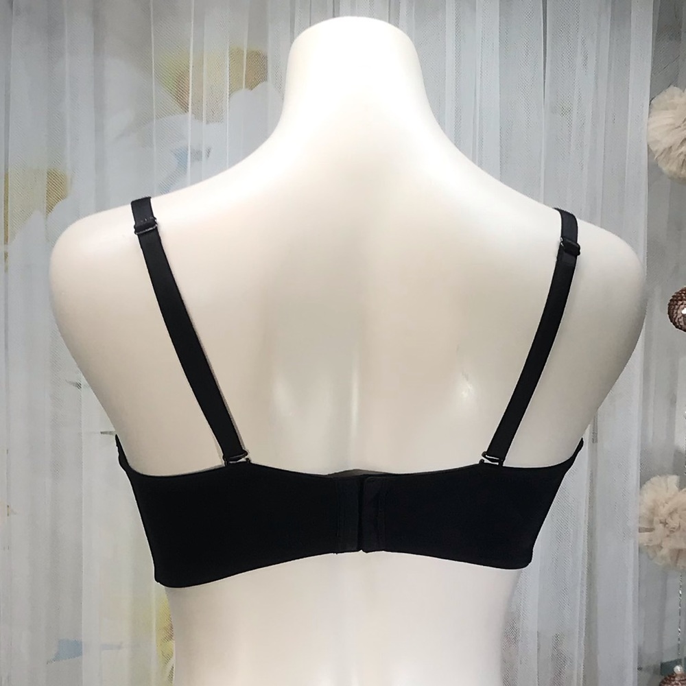 M & S Black Strapless Underwire Bra Like New 36 DD - Picture 4 of 6